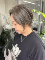 ジービージー(GBG)&nbsp;くびれショートボブ40代50代グレイカラー白髪染め白髪ぼかし