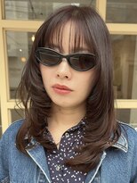 フルリール(fleurir)&nbsp;レイヤーカット/ハッシュカット/グレージュ/バタフライレイヤー
