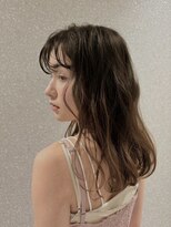 ピークス 渋谷店(Peaks) グレージュ/顔周りレイヤーボブ/韓国巻き/結べるレイヤーカット