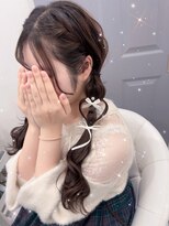 リシェル 原宿店(Ricel) ハート編みおろしツイン