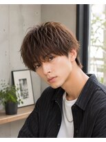 MEN's Baguz MEN'Sカット/ MEN'Sパーマ/ MEN'Sカラー 韓国風マッシュニュアンスパーマ束感ウェーブメンズヘア