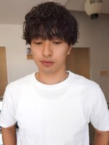 メンズサロンオー 宮崎(Men's salon O.) マッシュ ツイストスパイラルパーマ 20代 刈り上げ