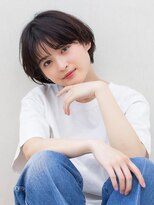 リノア 西梅田 福島(Linoa)&nbsp;西梅田/髪質改善/ダークアッシュ×大人マッシュショートボブ