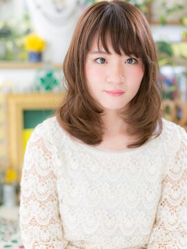 カバーヘア ブリス 川口(COVER HAIR bliss) *bliss川口*女子の憧れ☆ふんわりくせ毛風ミディアムa!