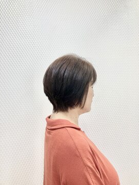 クオリス 上福岡店(QUALIS) 40代50代60代/ショート/小顔/ショートボブ/艶カラー/暗めカラー/