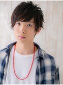 黒髪でキマル！くせ毛ショートトレイヤーF