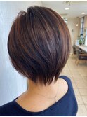 ショートレイヤーボブ