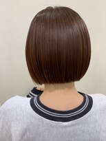 ネオリーブウリ 二子玉川店(Neolive uri)&nbsp;グレージュカラー　ボブウルフ　黒髪　ココアベージュ