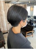 ハンサムショート 黒髪ショート 暗髪女子☆
