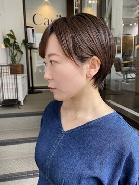 ヘアアンドメイク スタジオ ミムロ(HAIR&MAKE STUDIO MIMURO) 耳かけショート
