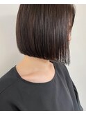 ぱつっとボブ