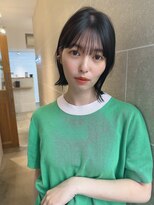 サンドシーン(sand scene)&nbsp;20代30代40代丸みショートボブマッシュ前下がりレイヤー