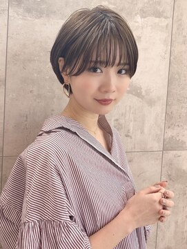 アンド ストーリーズ(&STORIES) 大人可愛い小顔ひし形クビレ丸みボブ20代30代40代大人ショート