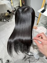 ロンドメリア 天神大名店(Lond Melia) ★くびレイヤーエモージュインナーグレージュ前髪ピンクベージュ