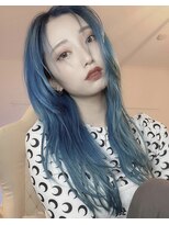 ジーナ(XENA)&nbsp;ケアブリーチ×ハイトーン×ブルーカラー(渋谷)