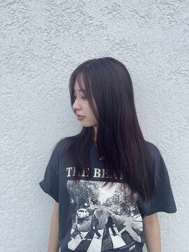 ムード(mood) 髪を下ろしてるだけでステキな暖色ナチュラルロングヘアー