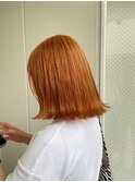 【川辺晴加】外ハネボブxオレンジ/暖色系カラー