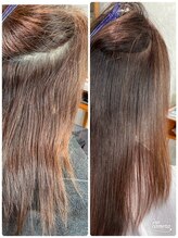 CALDOの柔らかく艶のある、こだわりの縮毛矯正！！