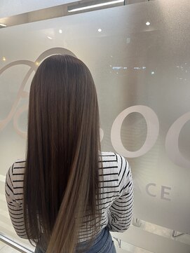 ヘアースペースブルーム ヒーロー 園田店(HAIR SPACE BLOOM hero) 【園田/ケアブリーチ】ミルクティーベージュ