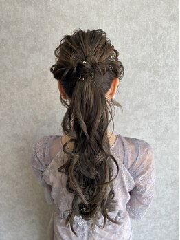 レガシーヘアーデザイン(Legacy hair design)の写真/【今泉/天神でトップクラスのクオリティの結婚式&パーティヘアセット！】