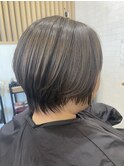 ハイライト丸みショート