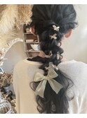 お呼ばれダブル編み下ろし