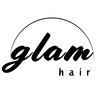 グラムヘアー(glam hair)のお店ロゴ