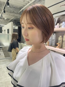 キートス(Kiitos) 水素カラーミルクティーベージュショートグレージュ