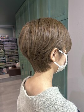 ヘアサロン ナノ(hair salon nano) ショートヘア/くびれショート/大人ヘア/白髪ぼかし/グレージュ