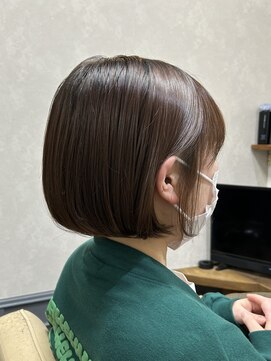 カミケン 清明店(kamiken.) 大人可愛いワンカールミニボブ【カミケン清明店】