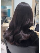 ヘアーメイクオズ(hair make O/S)&nbsp;|mizuho|髪質改善ショコララベンダーブラウンツヤ髪スタイル