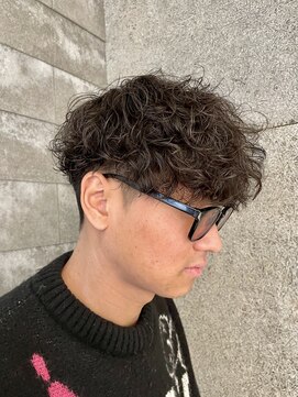 ニアウ 伊勢崎連取店(Niau) メンズマッシュシャドウパーマメンズパーマ