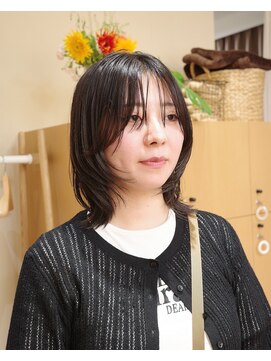 エミイ 鎌倉(eMii.) ハッシュカット/顔まわりレイヤー/パーマ/鎌倉/髪質改善