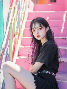 グラッジ 池袋(GLADGE) ブルーブラックカラー、フェイクブラック