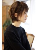 ひし形ショート/耳掛けショート