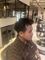 フランクスバーバーザスタンド(Frank’s barber the stand)&nbsp;メンズスパイキーショートピンパーマスタイルT