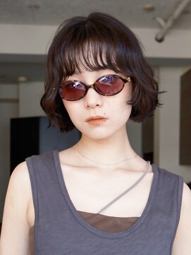 ガーデンヨコハマ(GARDEN YOKOHAMA) ボブ　パーマ　フレンチパーマ　ニュアンス　夏