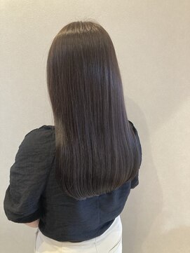 アガヴェ(AGAVe) グレージュ/艶感/ロング