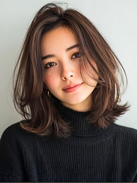 エレラビューティー(ELERA beauty) ミディアムレイヤー/顔まわりレイヤー/カール