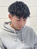 メンズカット×スパイラルパーマ ¥11000