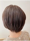 30代40代50代◎小顔ひし形ショートボブ×絶壁解消