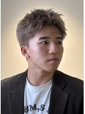 スパイキーベリーショート/グレージュ/スパイキーピンパーマ＃