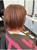 【REJOICE hair】レッドデザインカラー☆GAMO