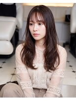 ハーツオオサカ(HE:ARTS OSAKA) ピンクブラウン韓国ロングスタイル