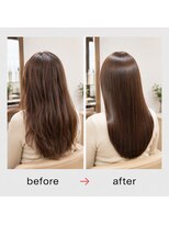 カーサインフィニテイ Hair Design caRsa INFINITY カラーエステ+カット+髪質改善トリートメント