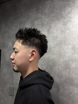 スピン 本八幡(SPIN)&nbsp;MEN’S HAIR/サーフカール/刈り上げセンターパート/本八幡
