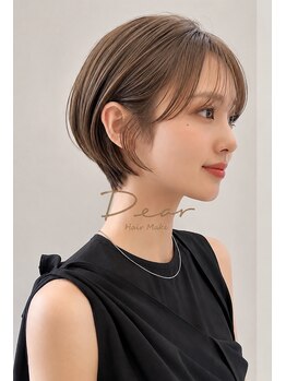 ディアー 生駒店(Dear)の写真/ショート特化スタイリストが在籍。洗練された美フォルムで小顔見せ[生駒]