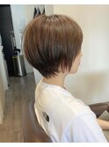 【Limb】丸みショート ベージュ