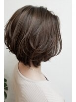 パザパ 交り江店(PA.ZA.PA.)&nbsp;丸みショート☆チャコールグレー/巻き髪/30代40代50代