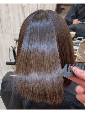 ロンドアジュール 横浜(Lond azur) 髪質改善ストレート×アッシュベージュ